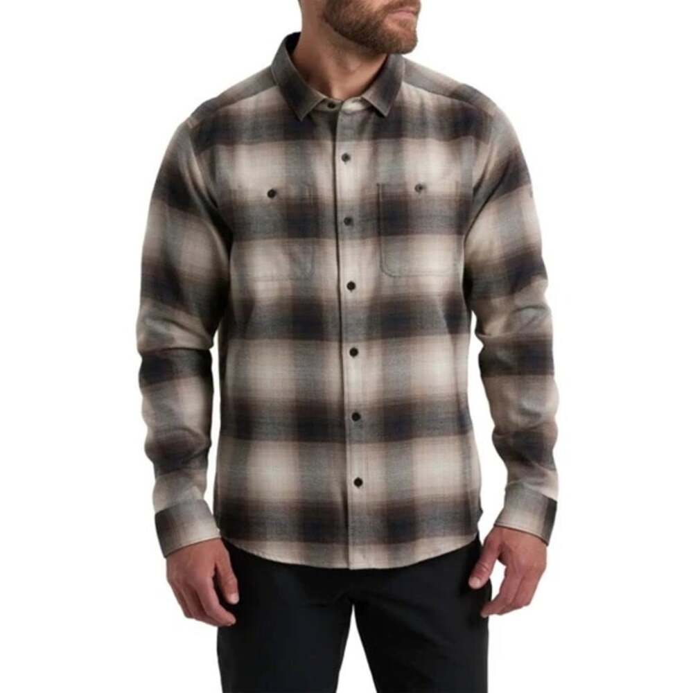 Kuhl Men’s Law Flannel Long Sleeve Shirt Size XXXL 7373